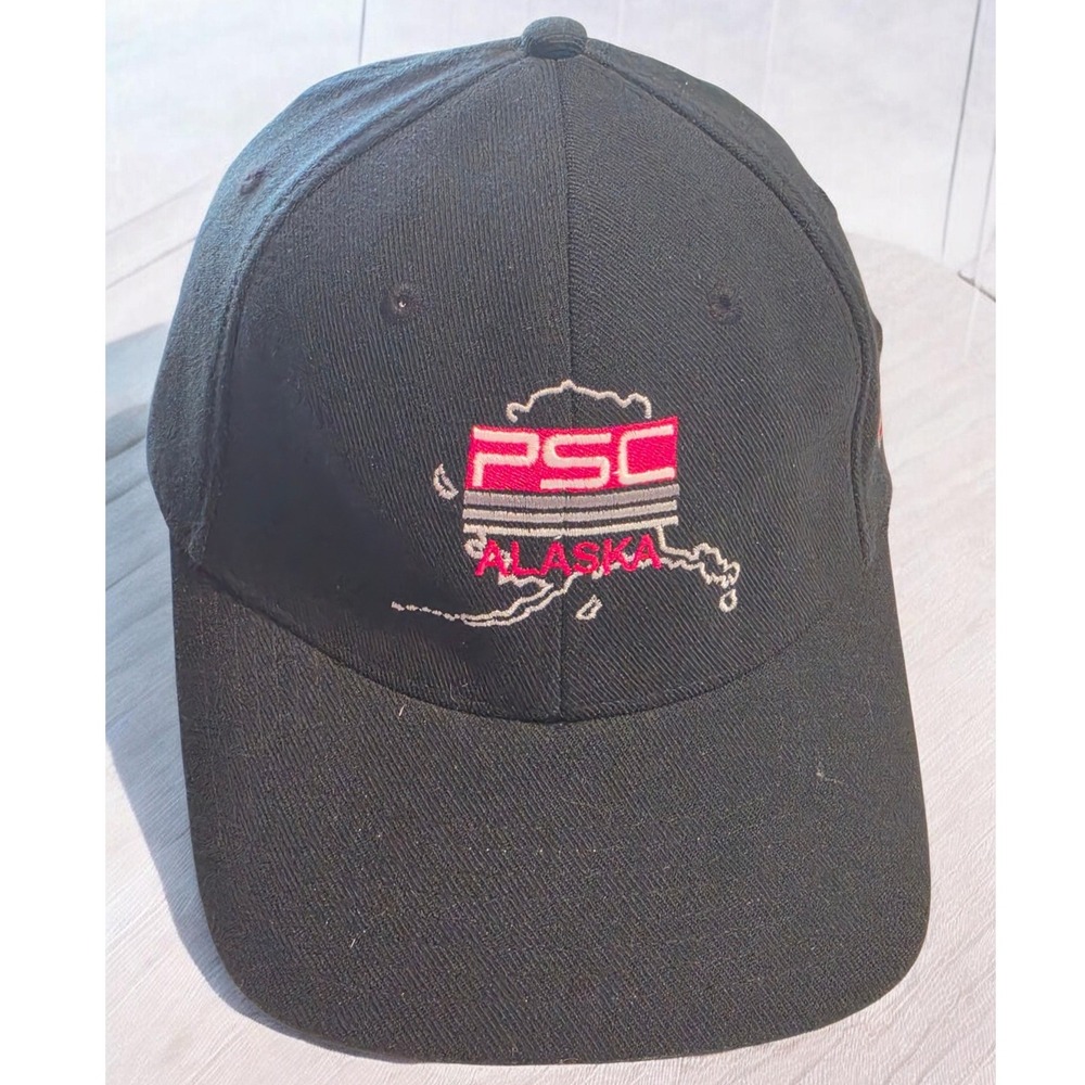 PSC Alaska Environmental Excellence Black Baseball Hat Cap Pacific Headwear
